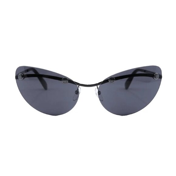 NEW MOSCHINO SUNGLASSES BLACK CAT EYE WOMEN EYEWEAR MOSCHINO MOS082/S 0V81 IR